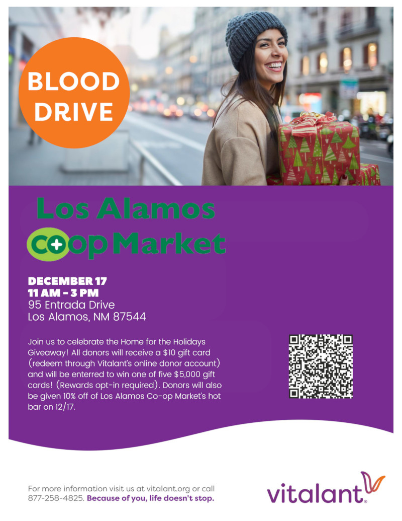 Join us for a blood drive on 12/17/2024